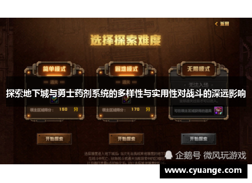 探索地下城与勇士药剂系统的多样性与实用性对战斗的深远影响